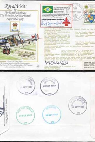 RV2c HRH The Princess Royal to Brazil Signed by M.L. Schofield
