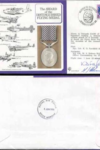 DM14a Award of the Distinguished Flying Medal Signed by Pilot and Navigator (A)