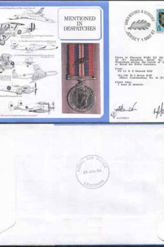 DM16b Mention in Despatches Signed by 2 Crew Members (A)