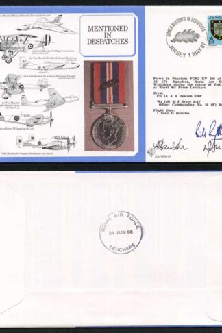 DM16bB Mention in Despatches Signed by 2 Crew Members and W.S.O. Randle