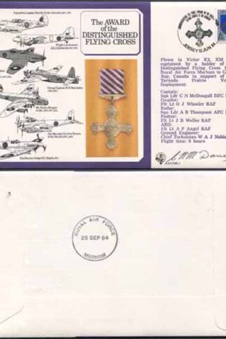 DM2a Award of the Distinguished Flying Cross 9p Jersey Signed C.N. McDougall (A)