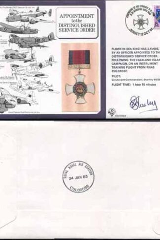 DM4c APPT to the Distinguished Service Order 11p Jersey Signed by I. Stanley (B)