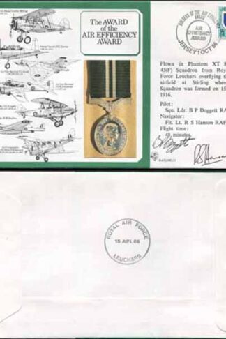 DM13b Award of the Air Efficiency Award 17p Jersey Crew Signed (A)