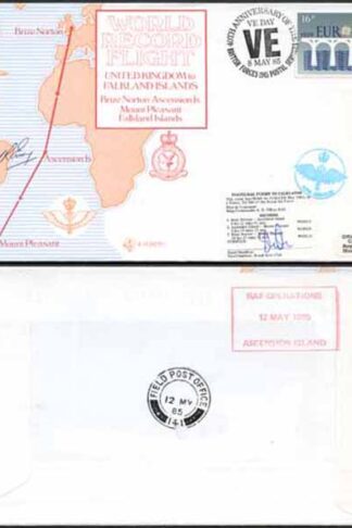 RD6aC WRF UK to Falkland Islands Signed by Emery and David Hamilton (A)