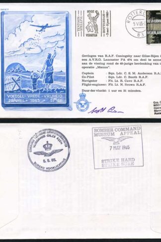 AC17b 40th Ann of Operation Mania Pilot Signed