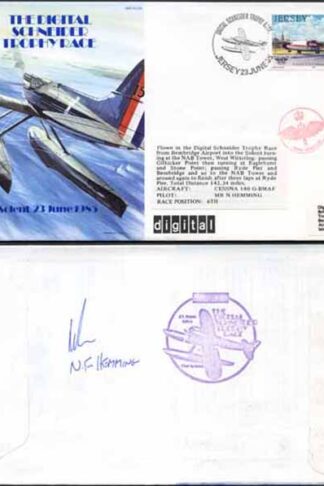 AC25c Digital Schneider Trophy 6th Position Signed by N. Hemming 6th Position