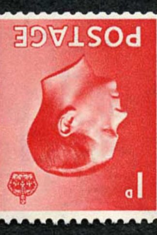 KEVIII SG458Wi 1936 1d Scarlett Inverted U/M