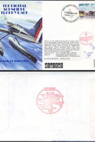 AC25b Digital Schneider Trophy Unplaced Signed by J. Turner