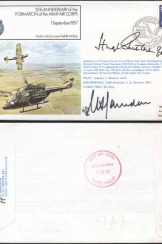 FF39C 25th Ann Formation Army Air Corps Signed by H. Stockwell M.B. Farndale (A)