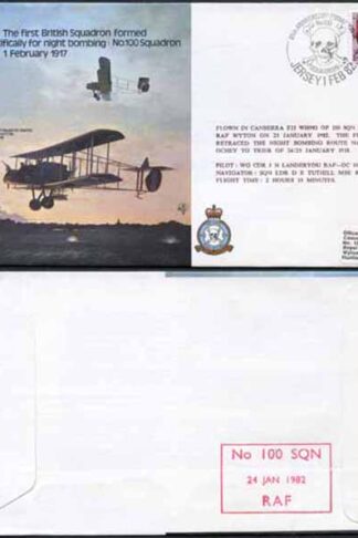 B8a 1st British Squadron Formed Specifically for Night Bombinh Standar Cover