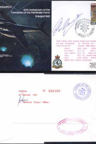 B29c 40th Ann Formation Pathfinder Force Signed by AVM Bennett