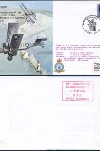 B20a 50th Ann Intro of the Overstrand to RAF Service Standard Cover (A)