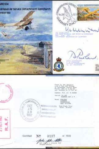 B2c No1 RNAS Detachment Eastchurch 2 Signed by Sir Peter Le Cheminant (A)