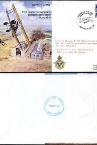 B7a First Seaborne Landplane Bombing Operation Brown Print Standard Cover