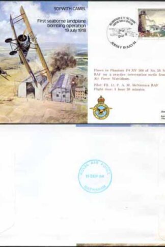 B7aB First Seaborne Landplane Bombing Operation Brown Print