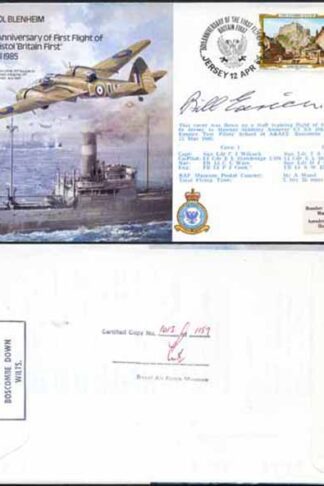 B23c 50th Ann 1st Flight of the Bristol Britain 1st Signed by B. Edrich (B)