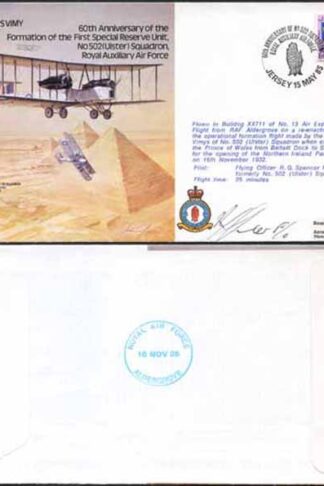 B12b 60th Ann Formation 1st Special Reserve Unit Pilot Signed