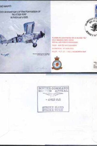 B17a 70th Ann Formation of No.11 Squadron Standard Cover