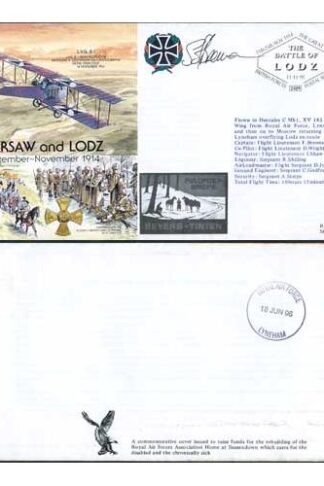 GW7b Warsaw and Lodz Pilot Signed