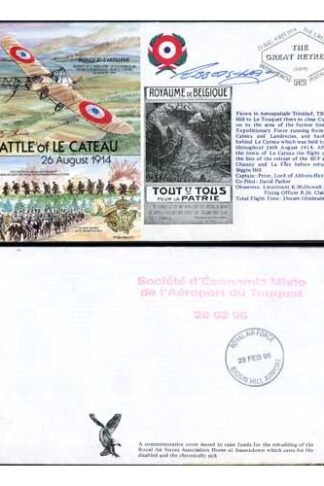 GW2b The Battle of Le Cateau Pilot Signed