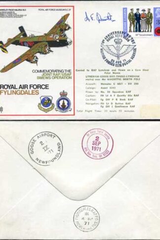 SC37b Commemorating the Joint RAF/USAF BMEWS Operations Signed Cover