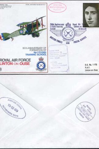 SC7a 50th Ann Formation of No.1 Flying Training School Standard Cover (A)