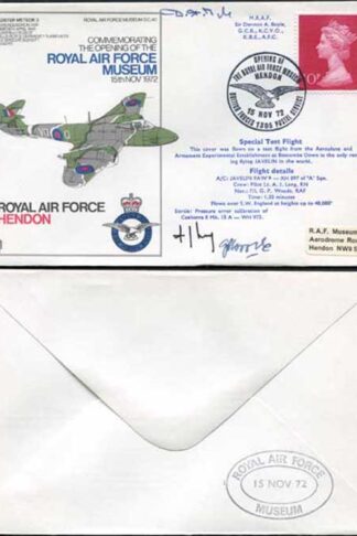 SC40c The Opening of the RAF Museum Signed by Sir Dermot A. Boyle Pilot and Nav