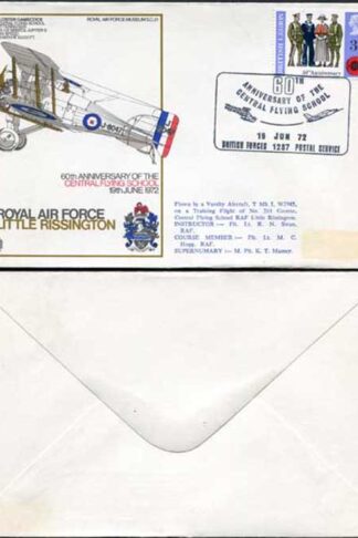 SC21a 60th Ann of the Central Flying School Standard Cover
