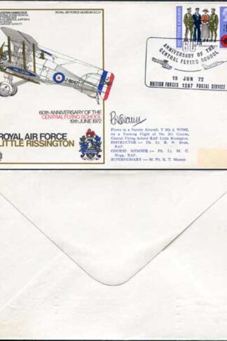 SC21b 60th Ann of the Central Flying School Instructor Swan Signed