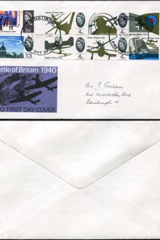 SG671/78 1965 BOB illustrated FDC (ord)