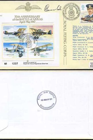 JSF5b 70th Ann of the Battle of Arras 1 of 5 Pilots Signed