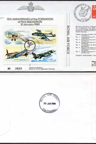 JSF11a 75th Ann of the Formation of No.6 Squadron Standard Cover