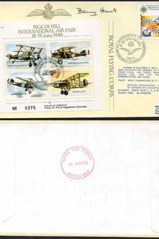 JSF23b Biggin Hill Internation Air Fair Pilot Signed