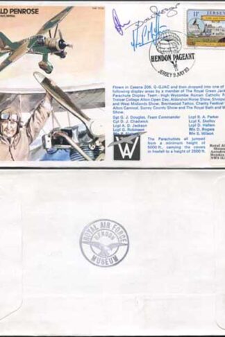 TP29b Harald Penrose OBE. Ceng. FRAeS. MRINA Crew Signed