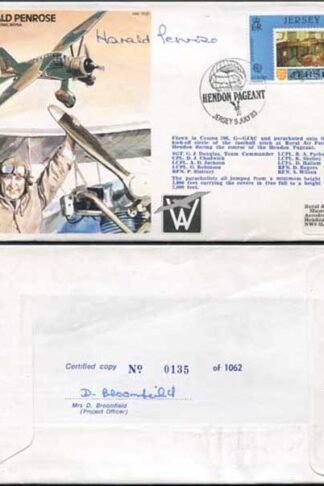 TP29c Harald Penrose OBE. Ceng. FRAeS. MRINA Signed by Harald Penrose (A)