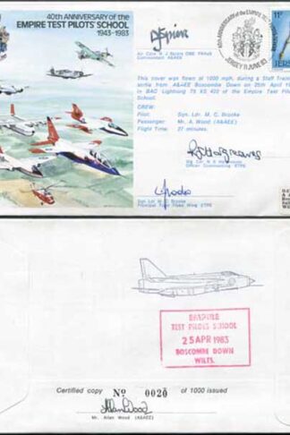 TP40c 40th Ann of the Empire Test Pilot School Signed (A)