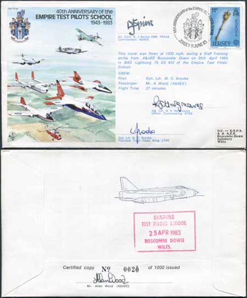 TP40c 40th Ann of the Empire Test Pilot School Signed (A)