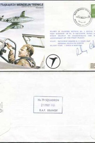 TP13b Flugkapitan Wendelin Trenkle Pilot Signed