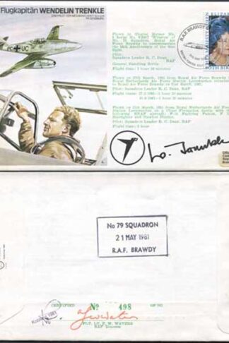 TP13c Flugkapitan Wendelin Trenkle Personally Signed by Wendelin Trenkle