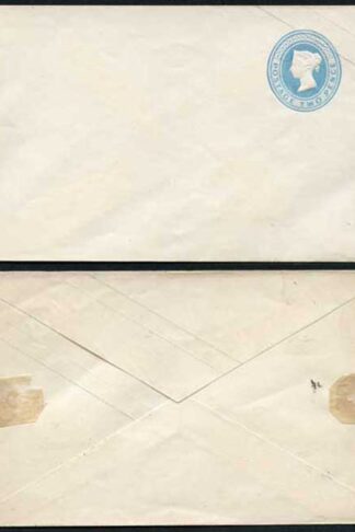 EP6db 2d light Blue Envelope with Silk Threads Mint