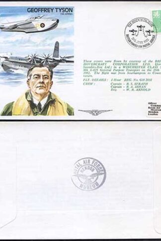 TP23a Geoffrey Tyson OBE. AFRAeS Standard Cover