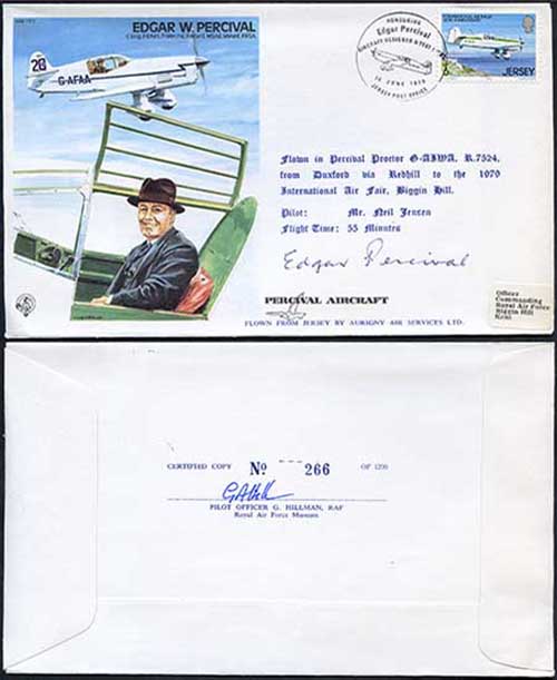 TP2c Edgar W. Percical Signed by Himself (A)