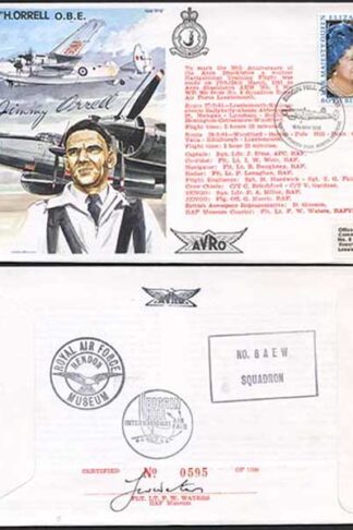 TP18c Jimmy H. Orrell O.B.E. Signed by Himself