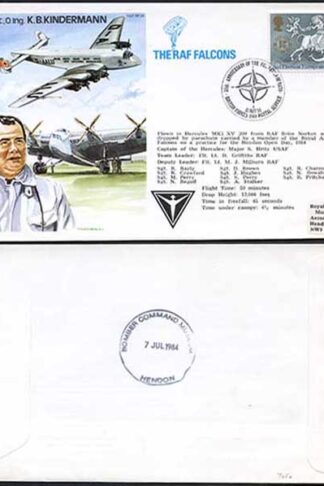 TP39a Flugkapt K.B. Kindermann Standard Cover (A)