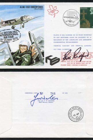 TP6e A.W. (Bill) Bedford OBE.AFC.FRAeS Signed by Himself (A)