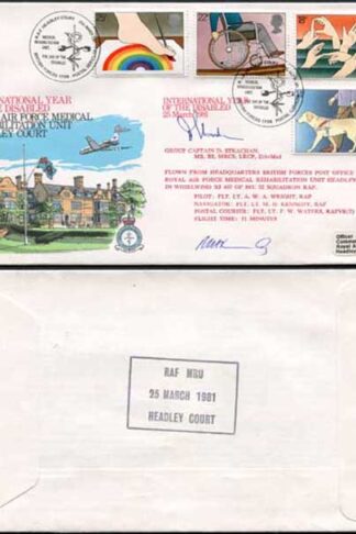 RFDC2 International Year of the Disabled Signed by Navigator and D. Strachan (A)