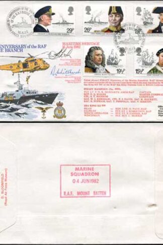 RFDC12 Maritime Heritage Signed by A.R. Whitchurch and J.S. Fosh (A)