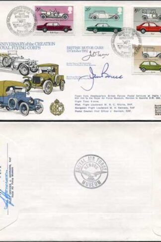 RFDC15 British Motor Cars Signed by Dr J Tanner and Mr J Bruce (A)