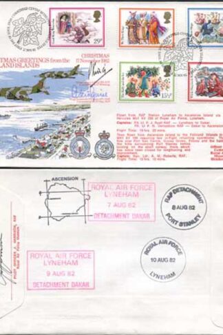 RFDC16 Christmas 17 November 1982 Signed by P.T Squire and A. King (A)