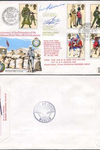 RFDC20 British Army Signed by R.N.R.T James and T. East (A)